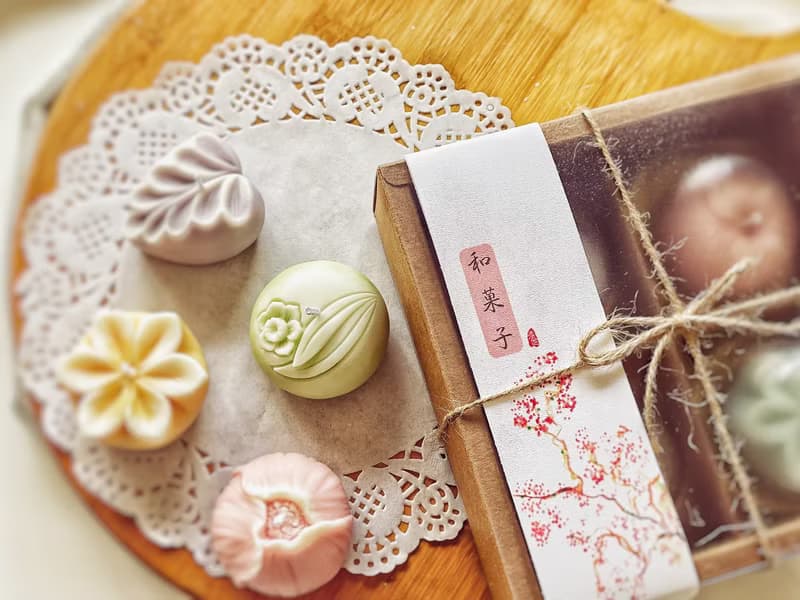 日式和菓子香氛蠟燭禮盒|年節伴手禮