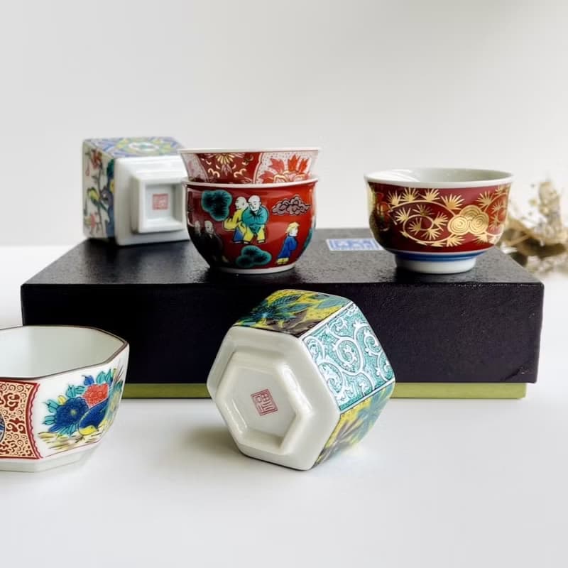【送禮推薦】九谷燒-時代畫風組盃6入