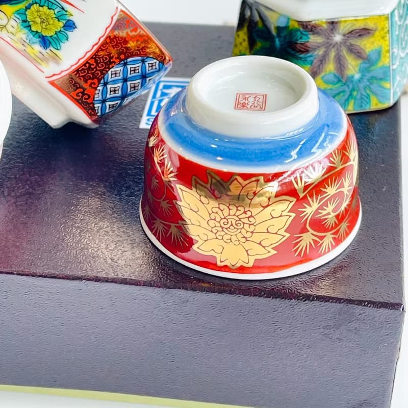 【送禮推薦】九谷燒-時代畫風組盃6入
