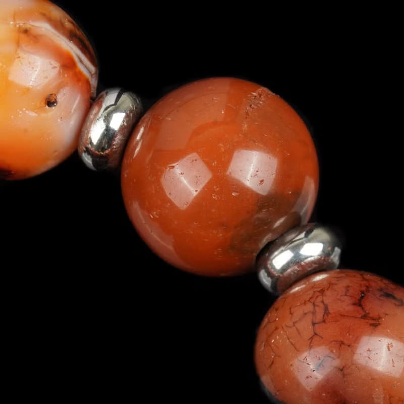 瑪瑙古珠手串(內圍16公分)