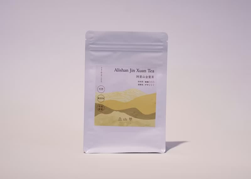 【環保袋裝】阿里山金萱茶15入 | 手採原葉 | 三角茶包
