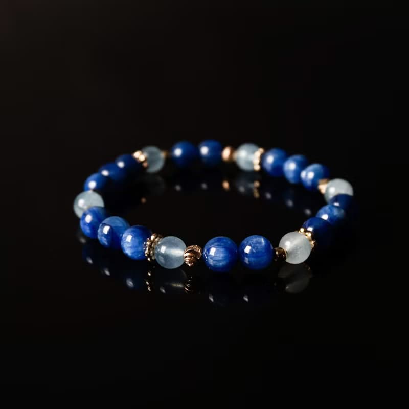 輕設計系列 // 藍晶石海洋藍寶 手鍊 // 溝通 表達 觀察力