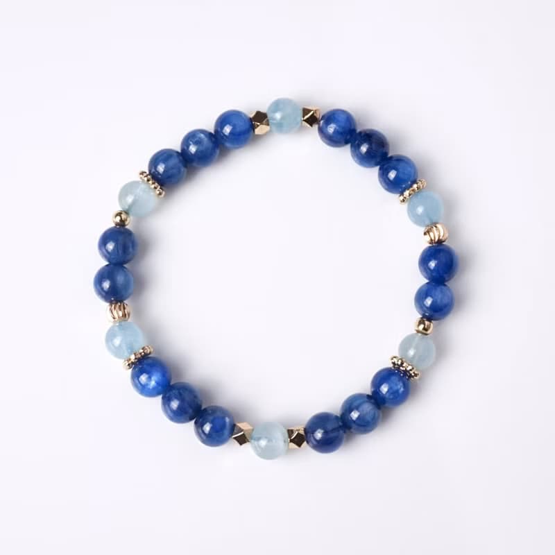 輕設計系列 // 藍晶石海洋藍寶 手鍊 // 溝通 表達 觀察力