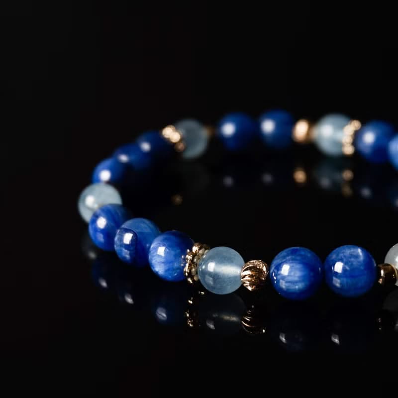 輕設計系列 // 藍晶石海洋藍寶 手鍊 // 溝通 表達 觀察力