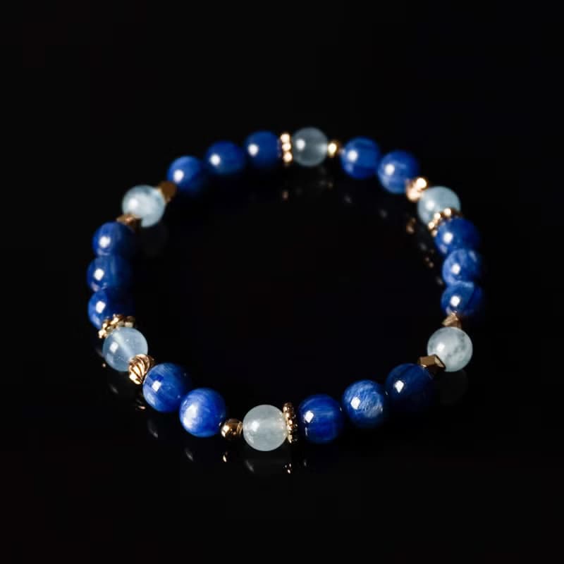 輕設計系列 // 藍晶石海洋藍寶 手鍊 // 溝通 表達 觀察力