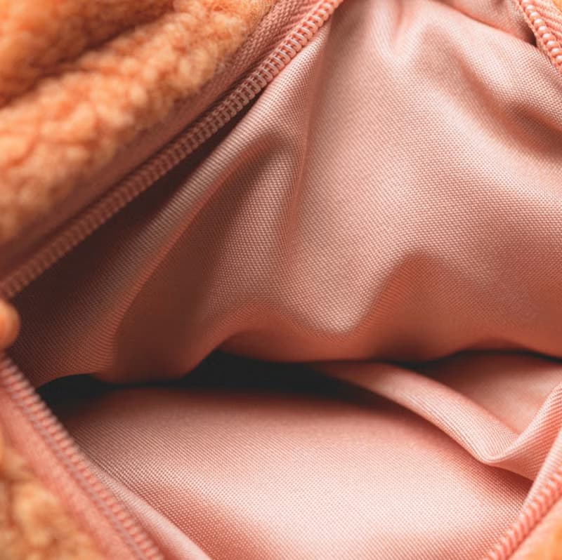 躺肥虎  方型毛絨收納包 / 零錢包 / 拉鍊收納袋