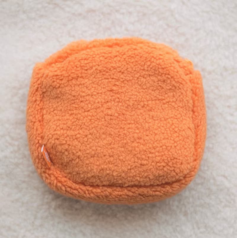 躺肥虎  方型毛絨收納包 / 零錢包 / 拉鍊收納袋