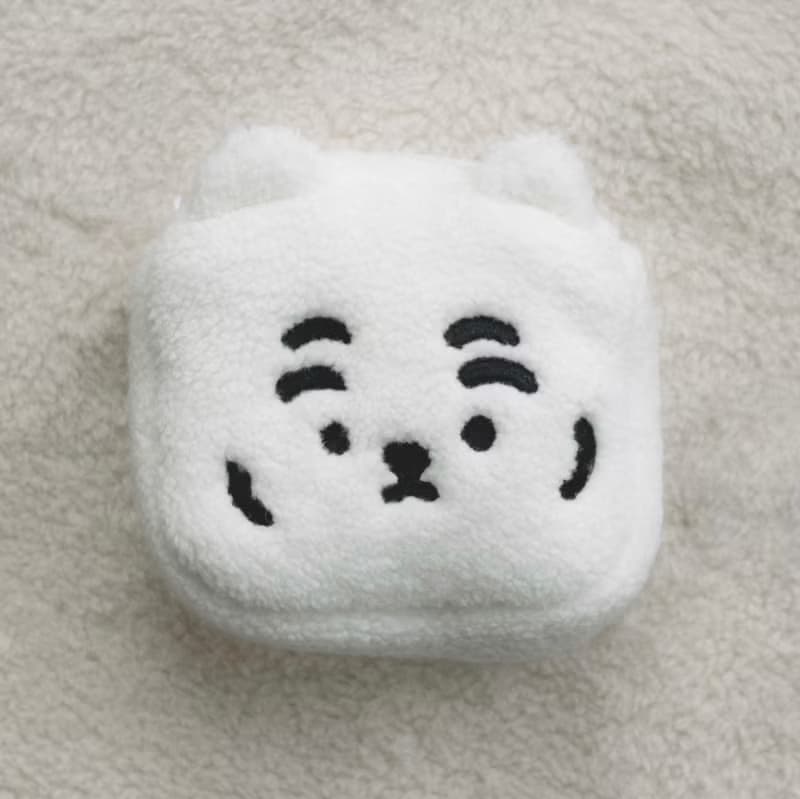 躺肥虎  方型毛絨收納包 / 零錢包 / 拉鍊收納袋