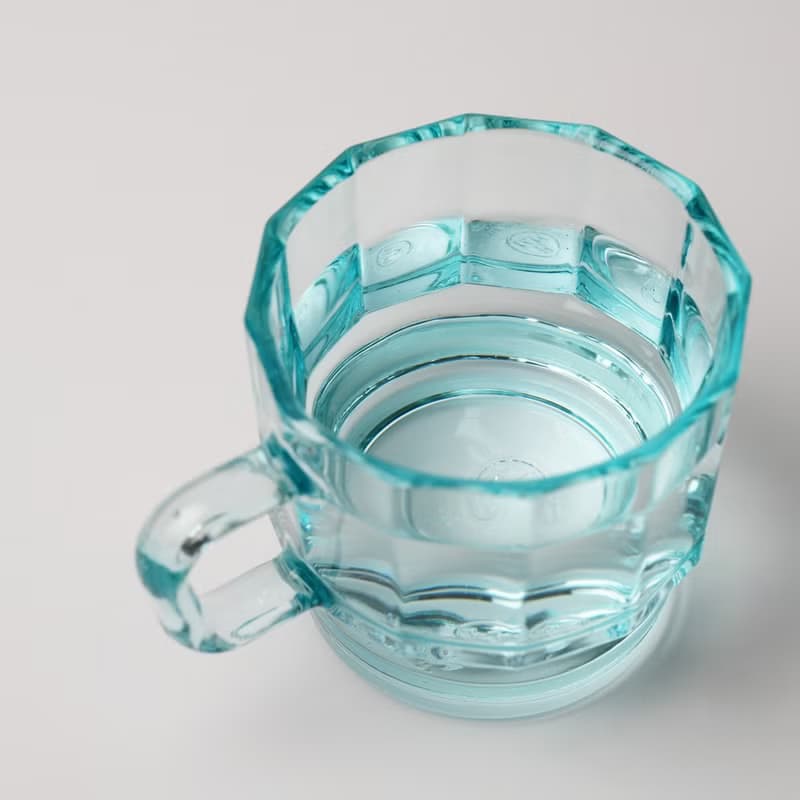 【2025新色】HMM W Glass 春池 青色玻璃杯 300ml 綠色友善
