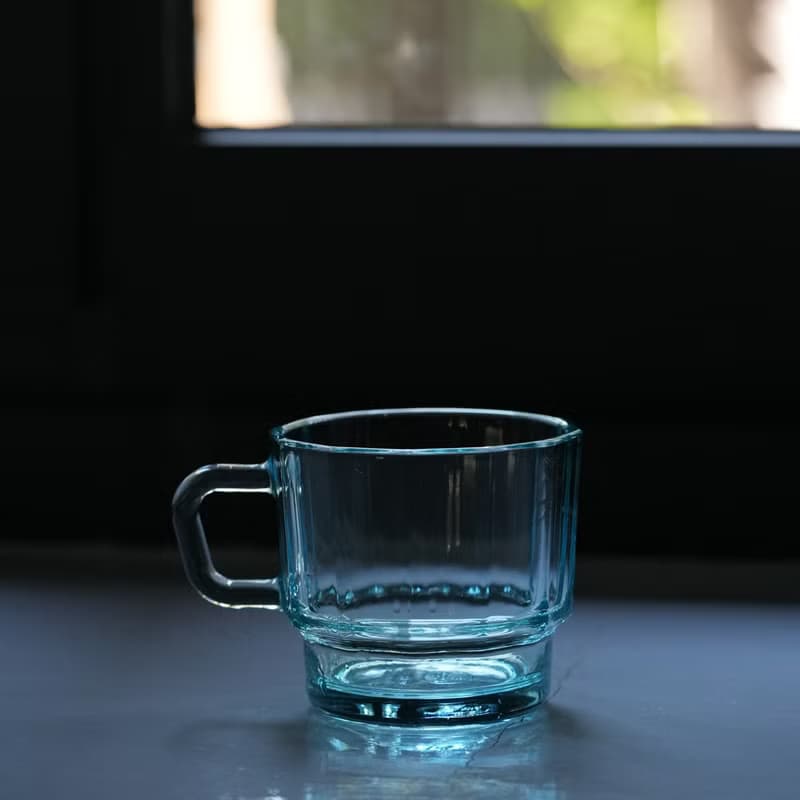 【2025新色】HMM W Glass 春池 青色玻璃杯 300ml 綠色友善