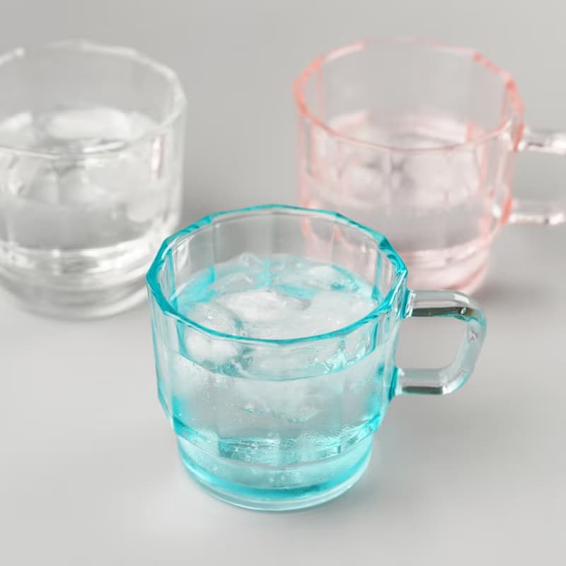 【2025新色】HMM W Glass 春池 青色玻璃杯 300ml 綠色友善