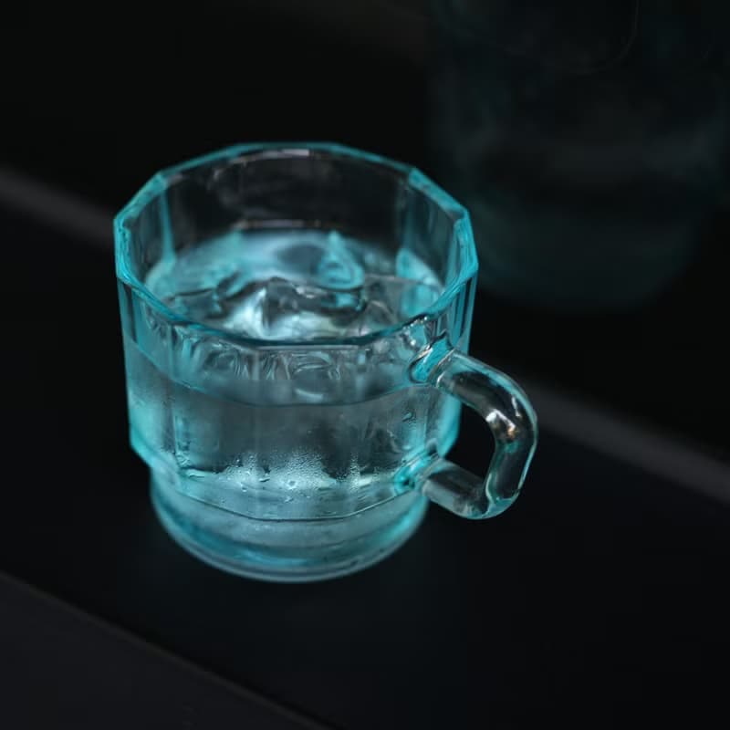 【2025新色】HMM W Glass 春池 青色玻璃杯 300ml 綠色友善