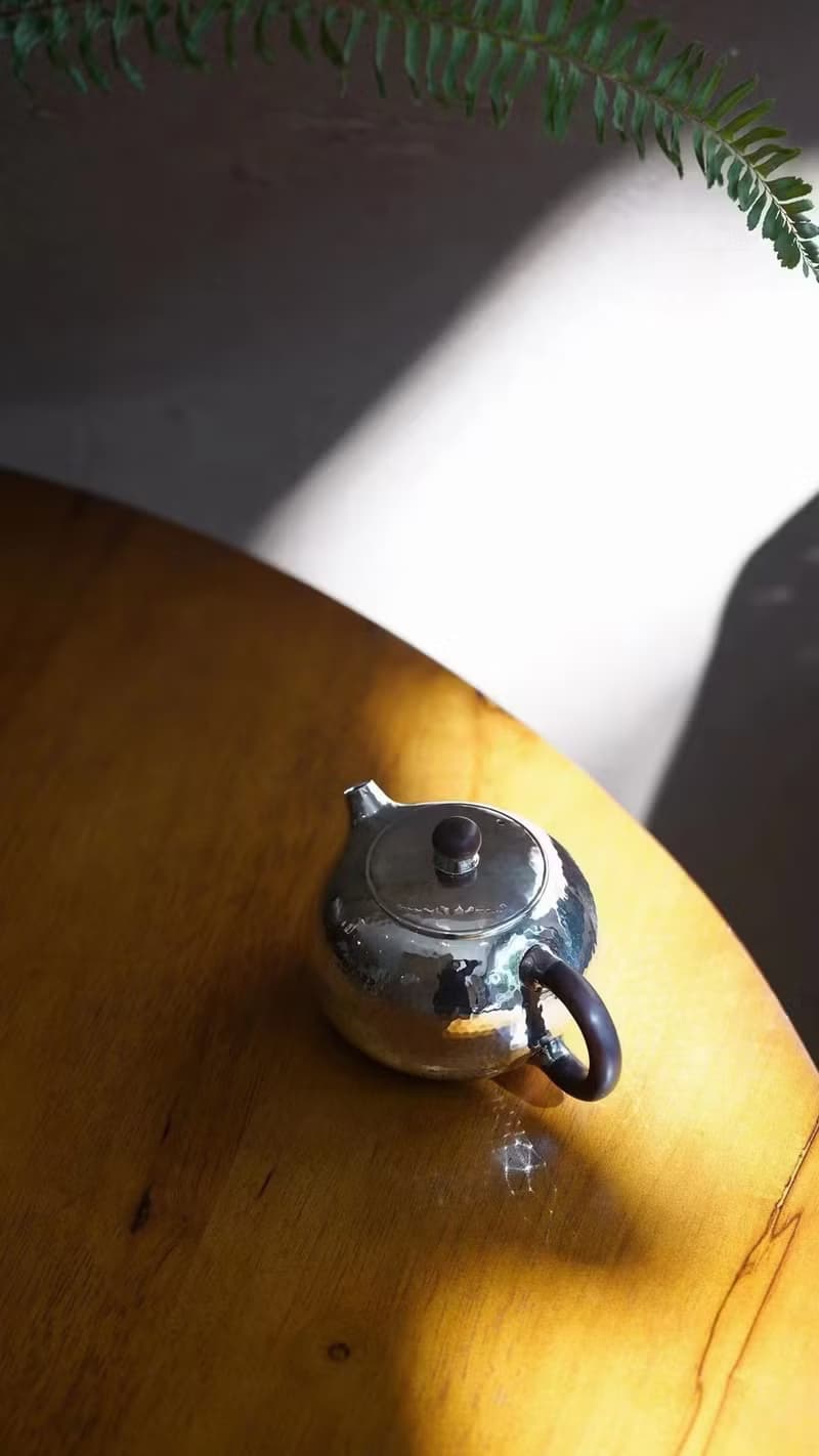 尚幀品 西施純銀壺 手工一張打口打出 200cc