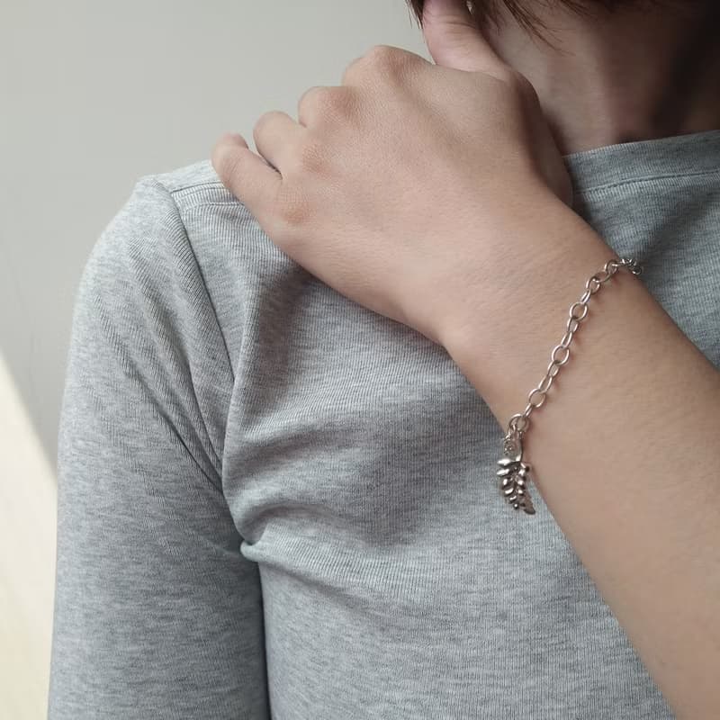 wheat a bracelet_麥穗a手鍊 | 925銀 限量 伴娘禮 謝禮
