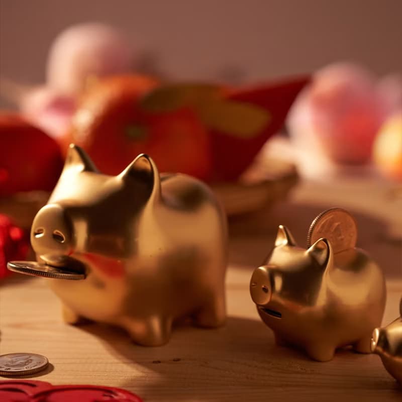 GOLDENPIG | 招財金豬 伍 霧金