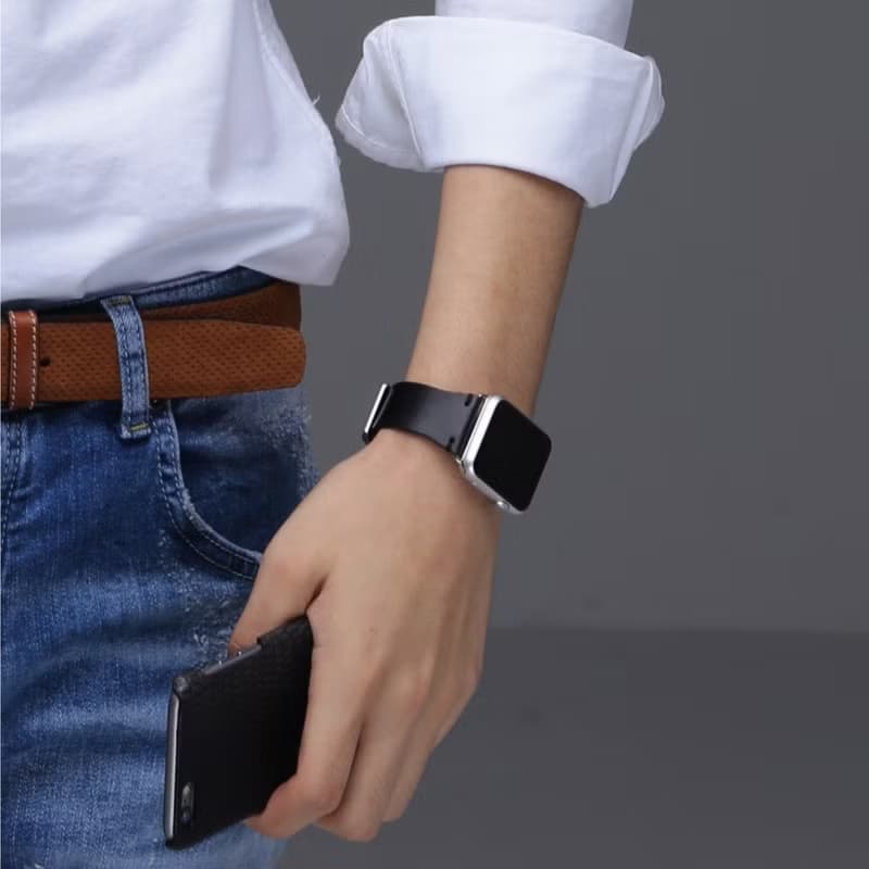 SLG Design Apple Watch 42mm/44mm  D7 IBL 頂級真皮錶帶