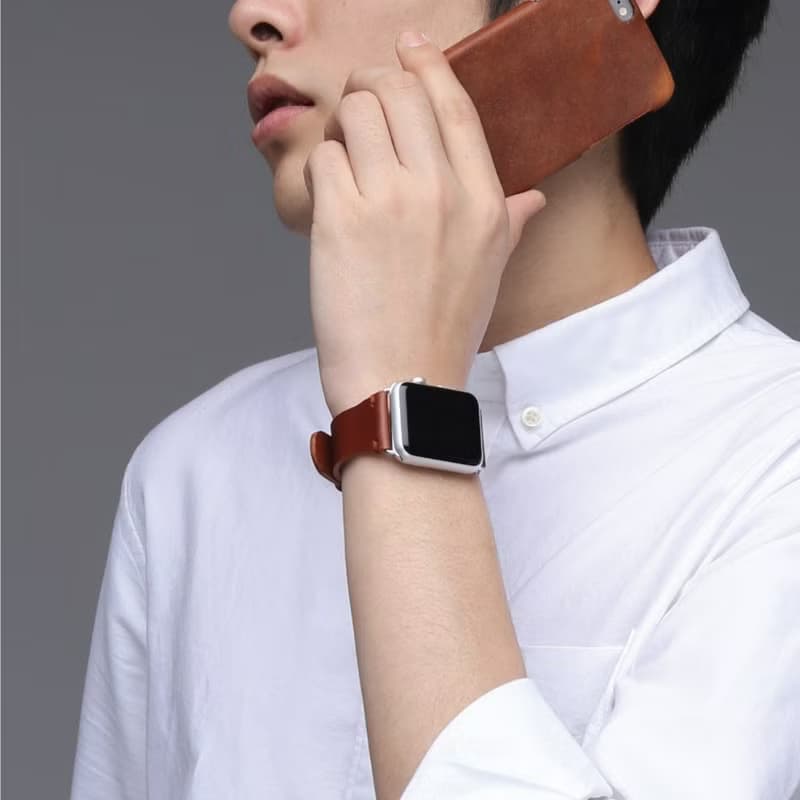 SLG Design Apple Watch 42mm/44mm  D7 IBL 頂級真皮錶帶