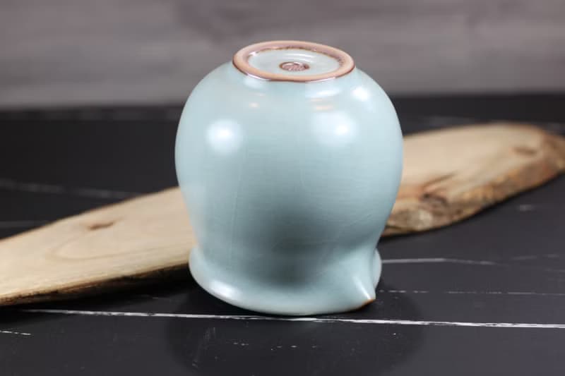 【送禮好物】360~400ml 汝窯無把 手拉坯 咖啡下壺 茶海 公道杯