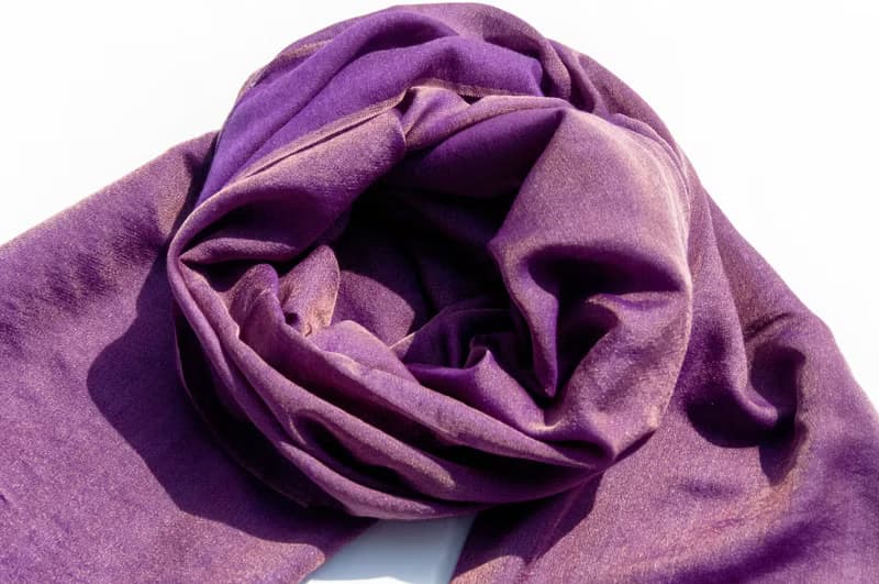 喀什米爾Cashmere 編織羊絨圍巾 羊毛真絲披巾 戒指絨披肩-雙色