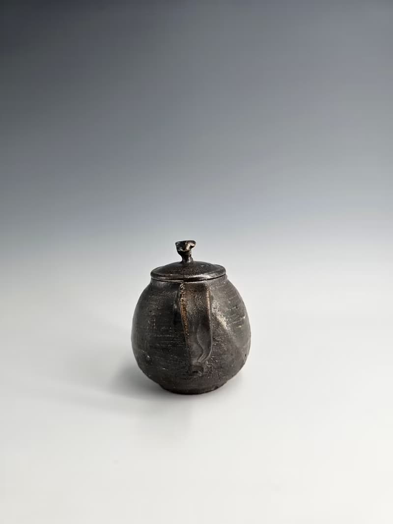 美國黑土柴燒壺