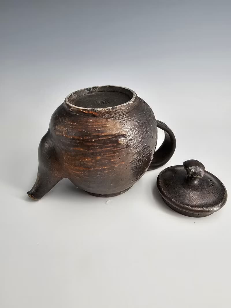 美國黑土柴燒壺