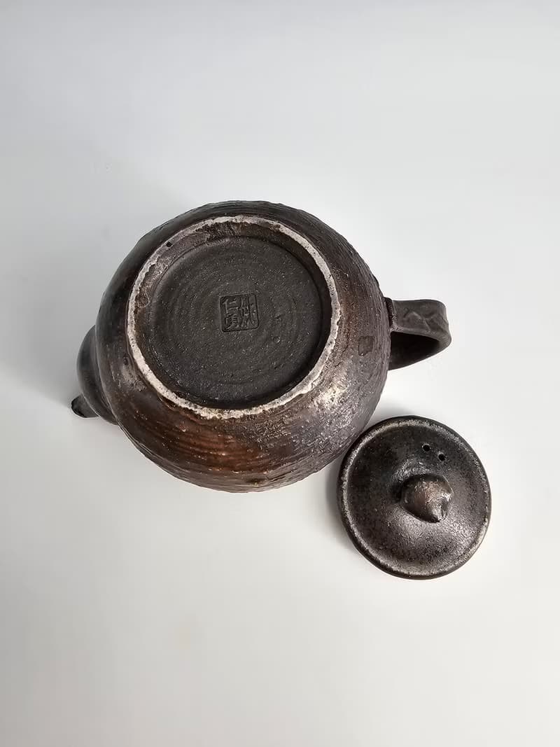 美國黑土柴燒壺