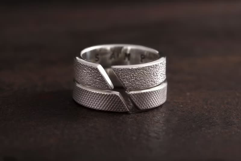 革紋 純銀戒指 Emboss Texture Ring