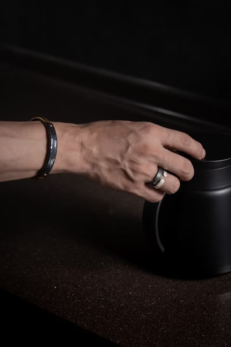 革紋 純銀戒指 Emboss Texture Ring