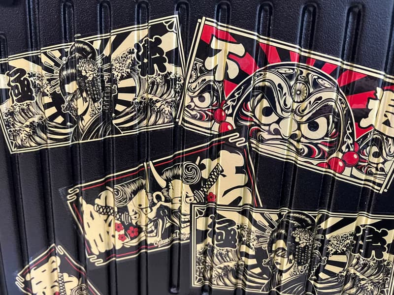 極楽設計限量彩色防水貼紙