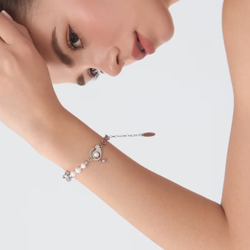 LunaWhisker 貓咪星辰喵珍珠項鍊手鍊兩用款