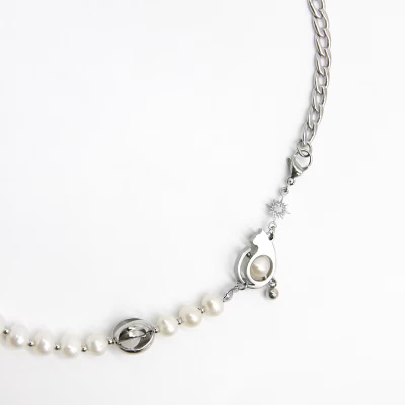 LunaWhisker 貓咪星辰喵珍珠項鍊手鍊兩用款