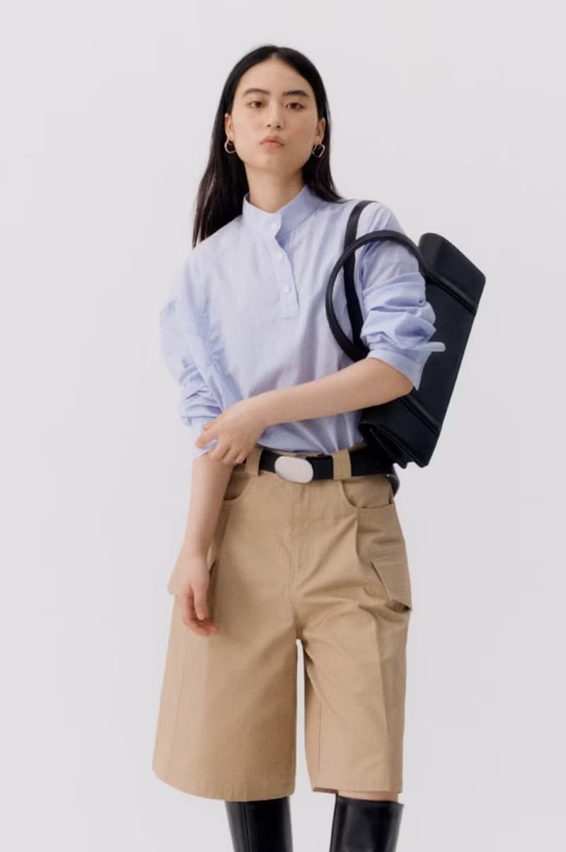 日系復古 中性寬鬆短褲
