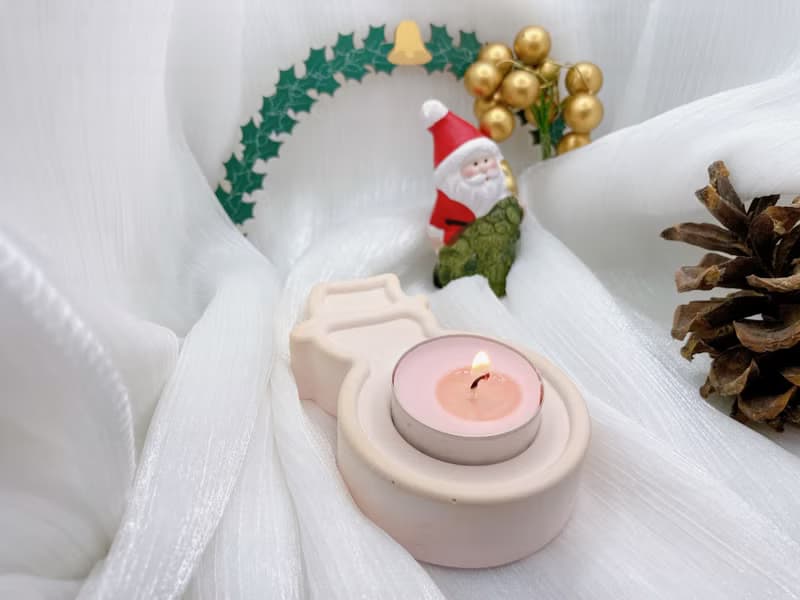 聖誕節限定燭台 大約在雪季