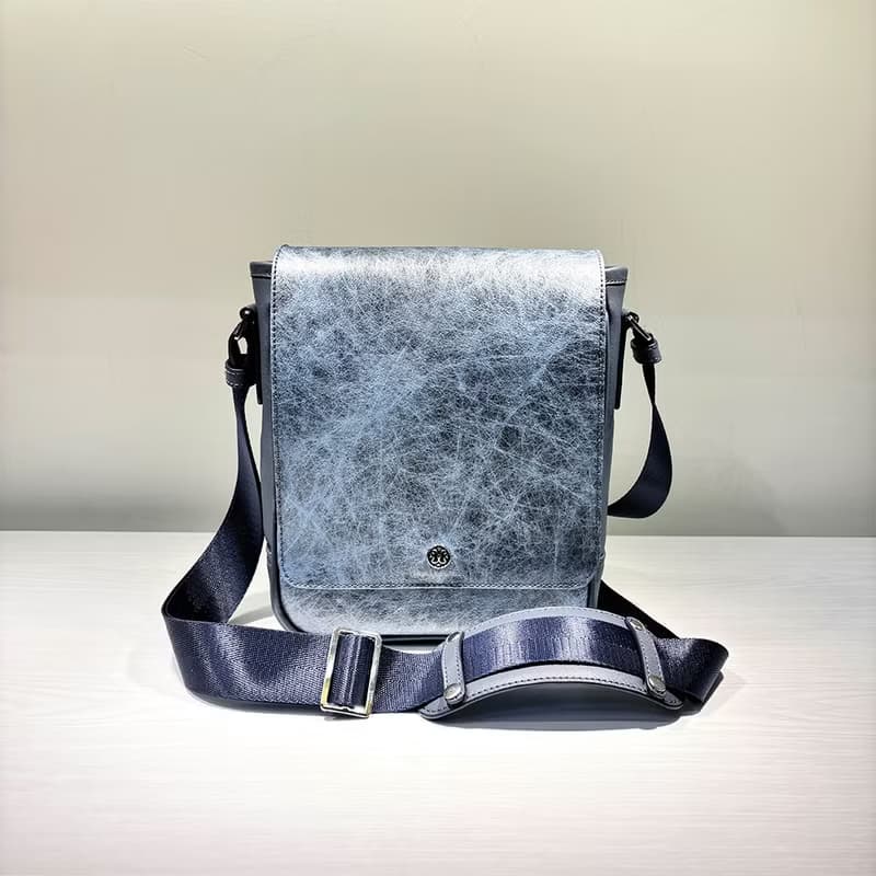 SWEETBURDEN 蠶絲牛皮-Dublin-Mini 郵差包 側背包 真牛皮 手作