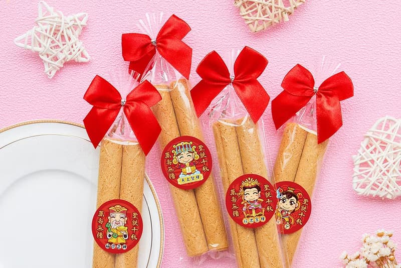 Q版神明祝壽 日式蛋捲 (滿百份免費印名字) 貼紙 禮物 伴手禮 財