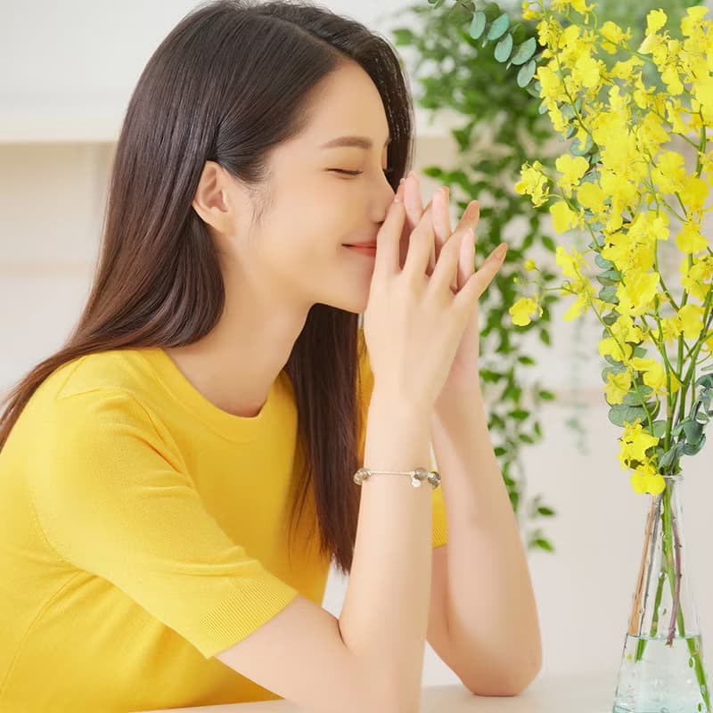 大展鴻圖滿天星綠幽靈S925銀手鍊、(含開光)貴人、招財運、防小人