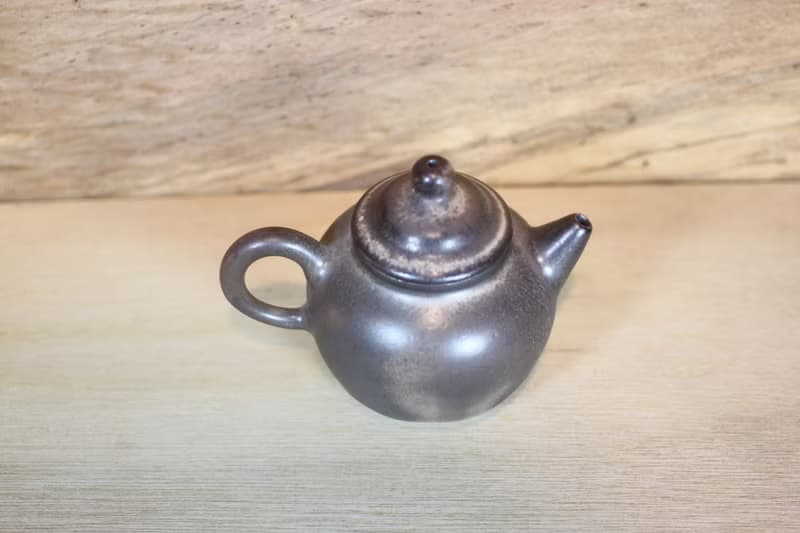 【送禮好物】天目釉柴燒茶壺 名家葉敏祥手工作品