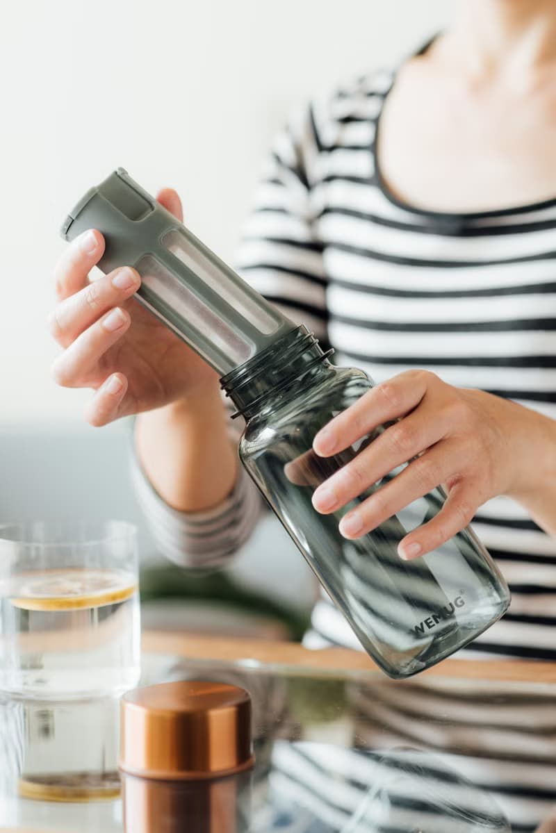 人氣泡茶壼 550ml熱冷泡茶咖啡耐熱 隨行杯壺 隨身瓶(含濾網)