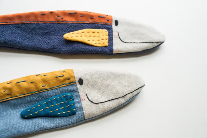 Travelling Tuna cutlery pouch - Dusk