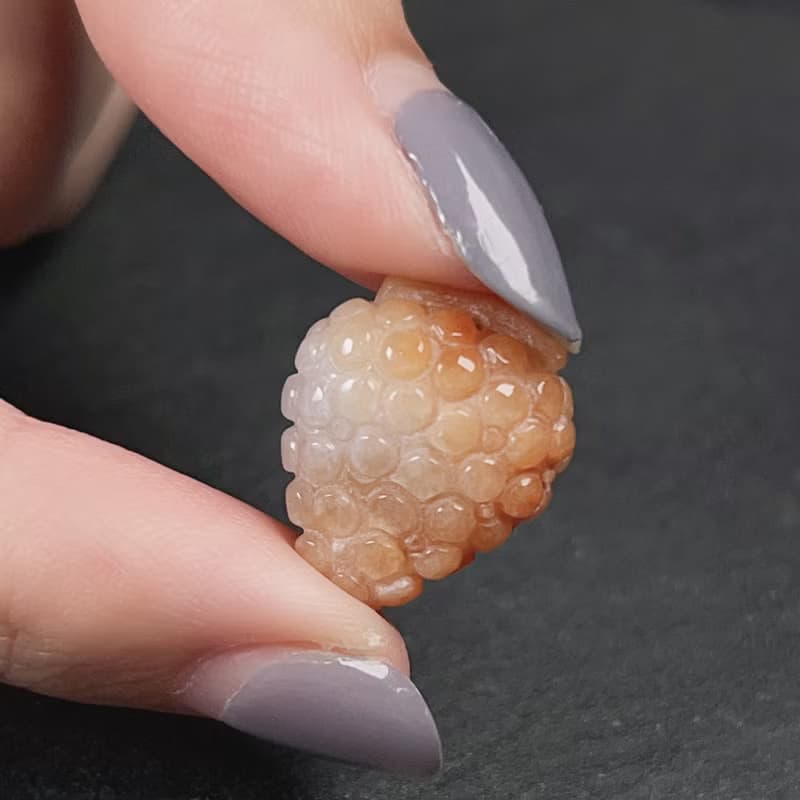 【限時優惠】飄紅翡翡翠葡萄吊墜 | 天然A貨翡翠 | 送禮