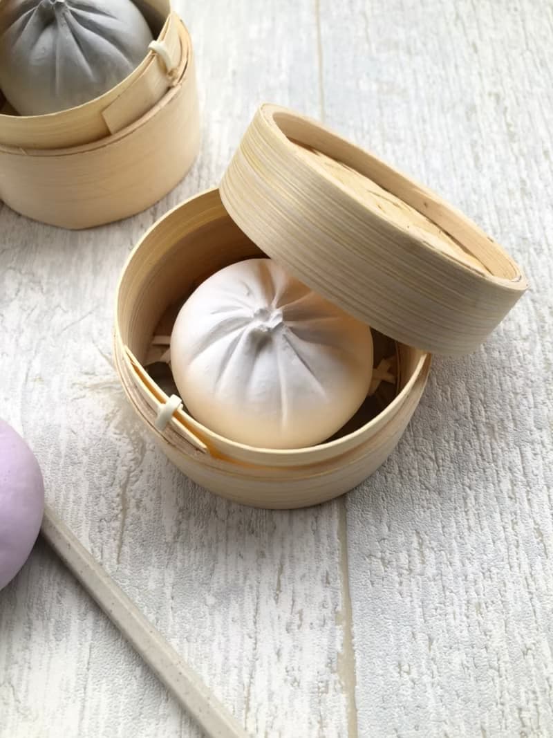 台灣小籠包擴香石 含蒸籠 |包子皂|國外伴手禮|交換禮物|婚禮聖誕