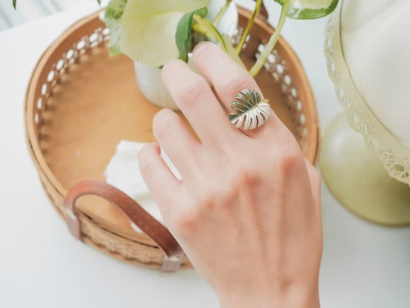 Monstera 龜背芋 * 植物系戒指