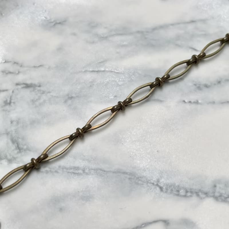 老林雜貨 | 黃銅蕾花手鍊