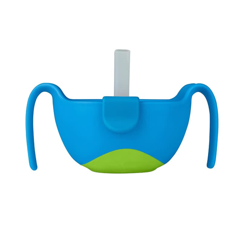 b.box 專利吸管三用碗(海洋藍)