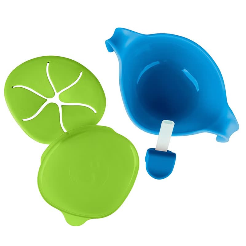 b.box 專利吸管三用碗(海洋藍)