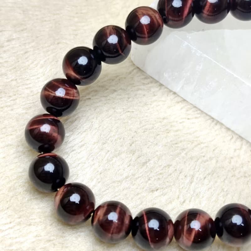 紅虎眼石 Tiger's eye Tigerite 手串 手鍊 天然水晶  8.5mm-12mm