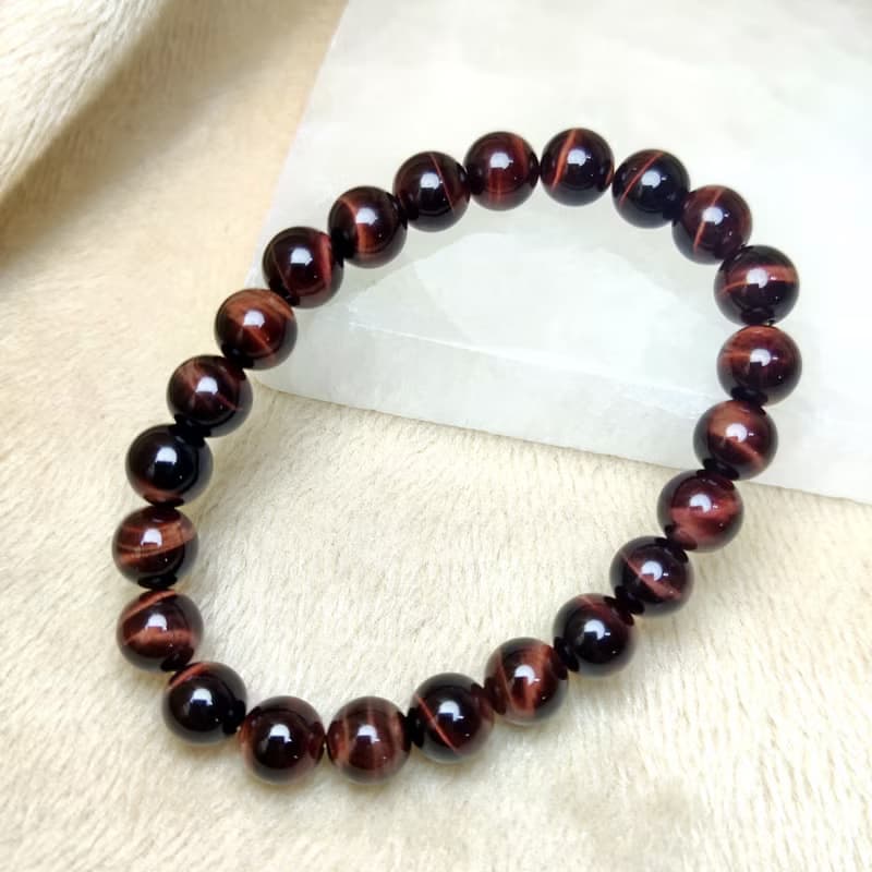 紅虎眼石 Tiger's eye Tigerite 手串 手鍊 天然水晶  8.5mm-12mm