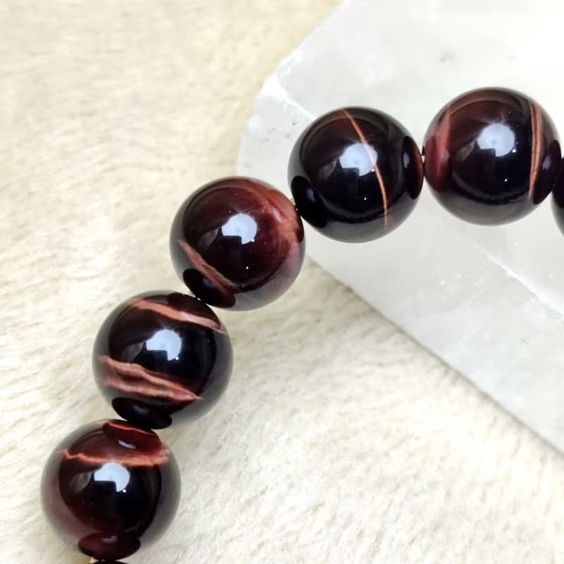 紅虎眼石 Tiger's eye Tigerite 手串 手鍊 天然水晶  8.5mm-12mm
