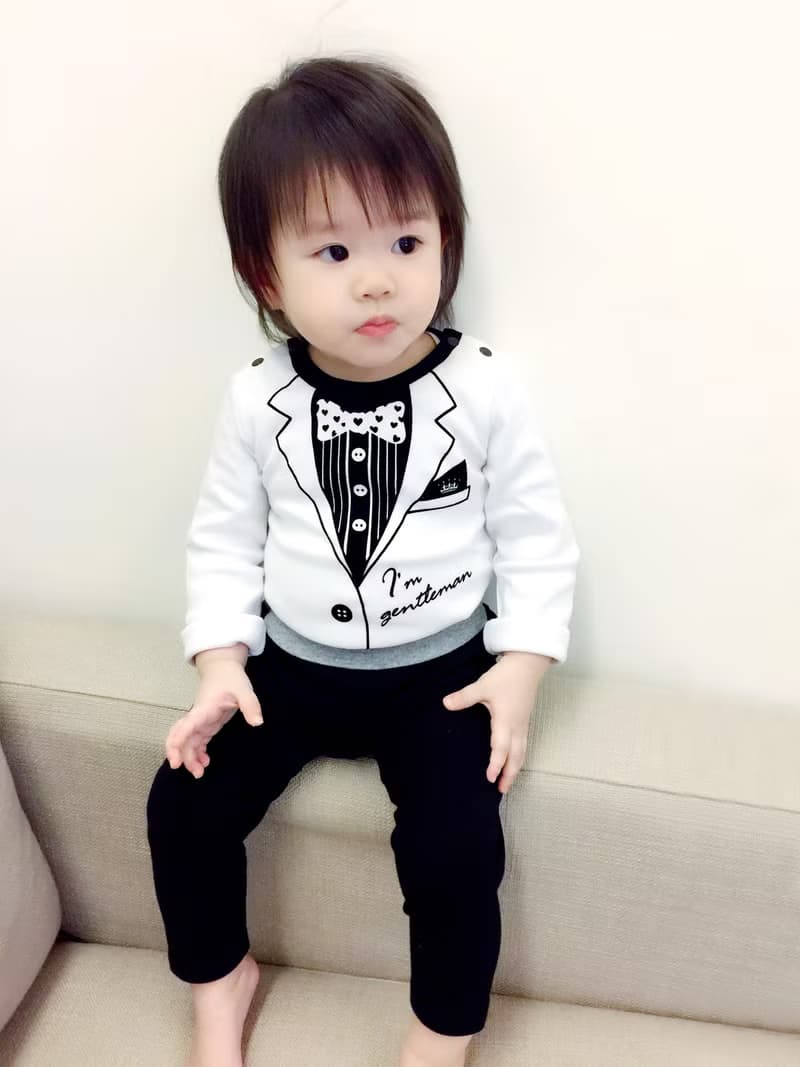 PUREST 小紳士全副武裝 白西裝 寶寶彌月禮盒組 嬰兒 新生兒 送禮