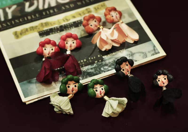 禮物俏皮短髮女孩-流蘇*耳釘*耳環*耳飾